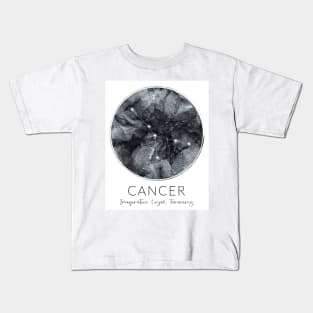 Cancer Zodiac Moon Constellation Kids T-Shirt
